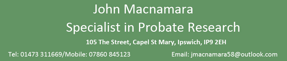 Macnamara Probate Research